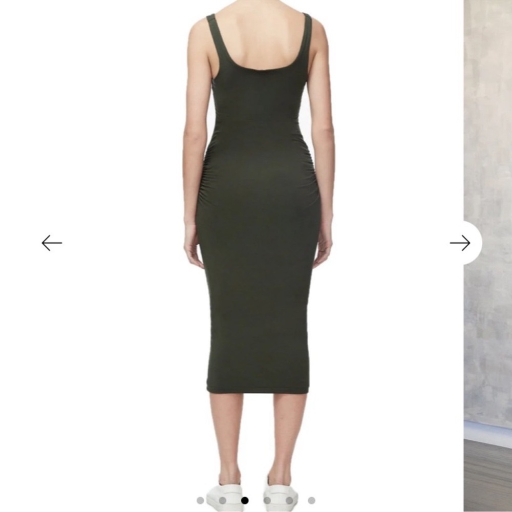 Good American Olive Midi Dress Medium/2 - Picture 2 of 6